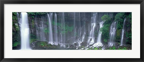 Framed Shiraito Falls, Fujinomiya, Shizuoka, Japan Print