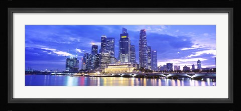 Framed Evening, Singapore Print