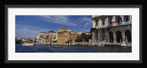 Framed Buildings on the Venice, Italy Waterfront Print
