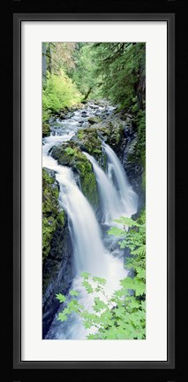 Framed Sol Duc Falls Olympic National Park WA Print