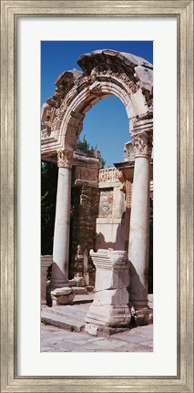 Framed Turkey, Ephesus, building facade Print