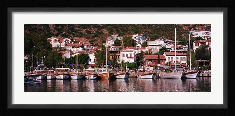 Framed Kalkan, Turkey Print