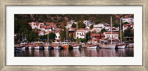 Framed Kalkan, Turkey Print