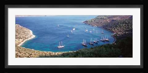Framed Kalkan Turkey Print