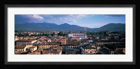 Framed Italy, Tuscany, Lucca Print