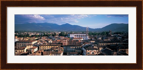 Framed Italy, Tuscany, Lucca Print