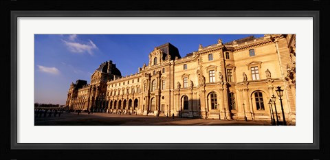 Framed Facade of an art museum, Musee du Louvre, Paris, France Print