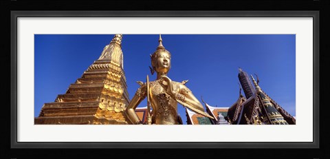 Framed Wat Phra Kaeo, Grand Palace, Bangkok, Thailand Print