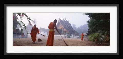 Framed Vat Xieng Thong, Luang Prabang, Laos Print