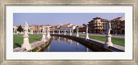 Framed Prato Della Valle, Padua, Italy Print