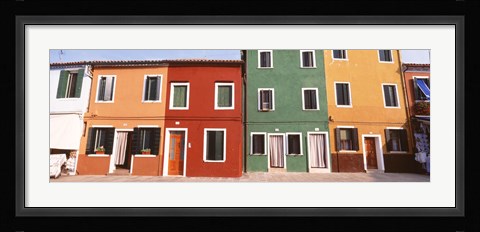 Framed Burano, Venice, Italy Print
