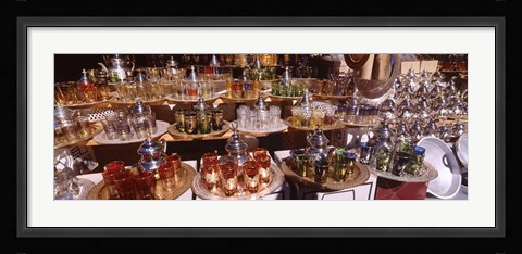 Framed Souk, Marrakech, Morocco (horizontal) Print
