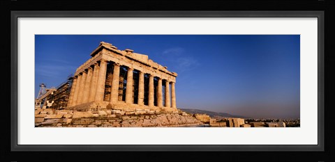Framed Ruins of a temple, Parthenon, Athens, Greece Print