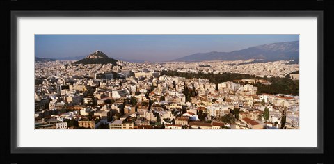Framed Aerial View of Athens, Greece Print
