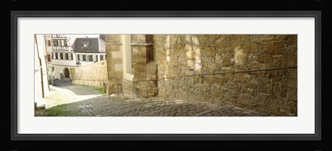 Framed Germany, Tubingen, Street in the village Print