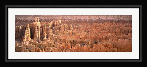 Framed Aerial View Of The Grand Canyon, Bryce Canyon National Park, Utah, USA Print