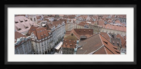 Framed View from old town hall, Prague, Czech Republic Print