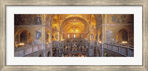 Framed San Marcos Cathedral, Venice, Italy (wide angle) Print