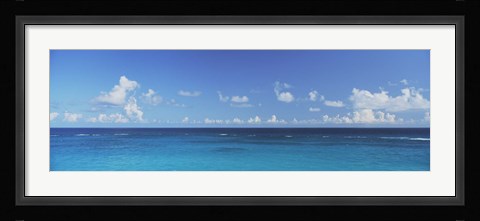 Framed Clouds over the ocean, Atlantic Ocean, Bermuda Print