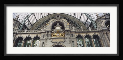 Framed Low angle view of a building, Antwerp, Belgium Print