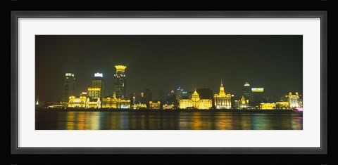 Framed Bund, Shanghai, China Print