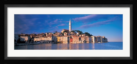 Framed City on the waterfront, Rovinj, Croatia Print