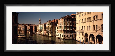 Framed Buildings on the waterfront, Venice, Italy Print