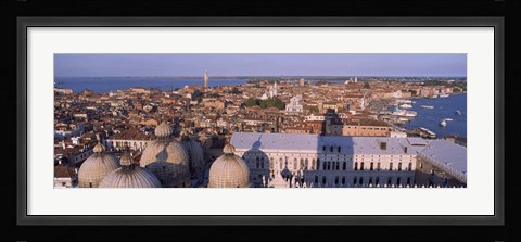 Framed High Angle View of Venice, Italy Print
