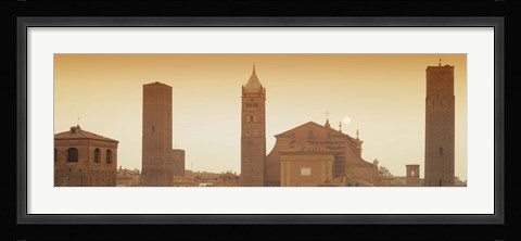 Framed Buildings in a city, Bologna, Italy Print