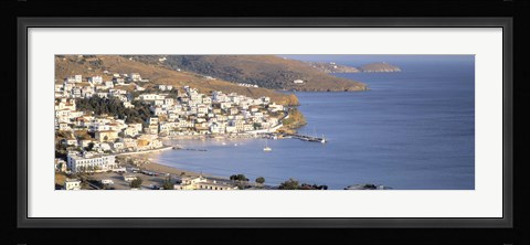 Framed Batsi, Andros Island, Cyclades Islands, Greece Print
