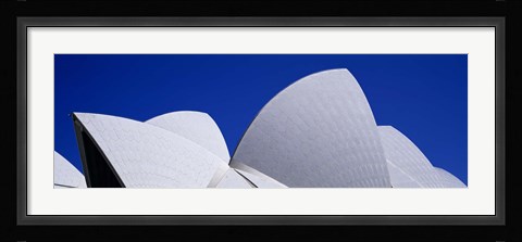 Framed High Section View Of An Opera House, Sydney Opera House, Sydney, New South Wales, Australia Print