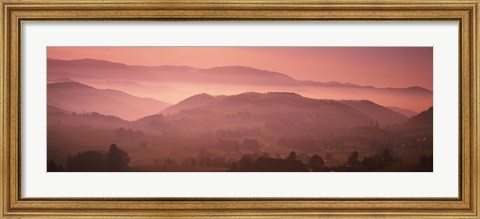 Framed High angle view of a forest, St. Peter, Black Forest, Germany Print