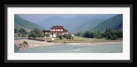Framed Punakha Dzong, Punakha, Bhutan Print