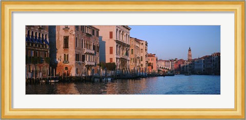 Framed Buildings at the waterfront, Grand Canal, Venice, Italy Print