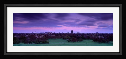 Framed Building In A City Near A Park, Primrose Hill, London, England, United Kingdom Print