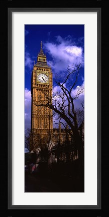 Framed Low Angle View Of Big Ben, London, England, United Kingdom Print