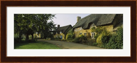 Framed Cottage in a village, Hidcote Bartrim, Gloucestershire, England Print