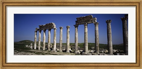 Framed Cardo Maximus Ruins, Apamea, Syria Print