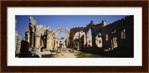 Framed St. Simeon The Stylite Abbey, Aleppo, Syria Print