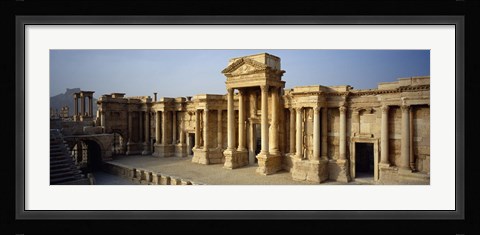 Framed Facade of a building, Palmyra, Syria Print