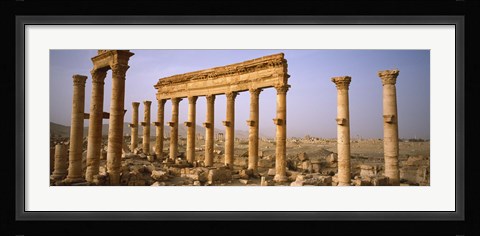 Framed Ruins in Palmyra, Syria Print