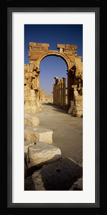 Framed Old Ruins Palmyra, Syria (vertical) Print
