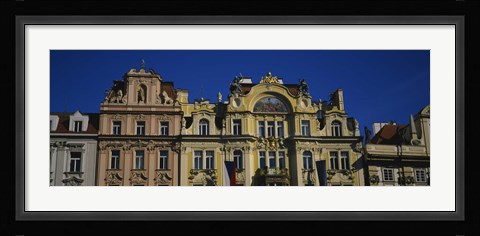 Framed High section view of buildings, Prague Old Town Square, Old Town, Prague, Czech Republic Print