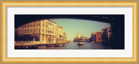 Framed City viewed through a bridge, Ponte Dell&#39;Accademia, Venice, Veneto, Italy Print