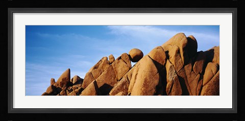 Framed Close-up of rocks, Mojave Desert, Joshua Tree National Monument, California, USA Print