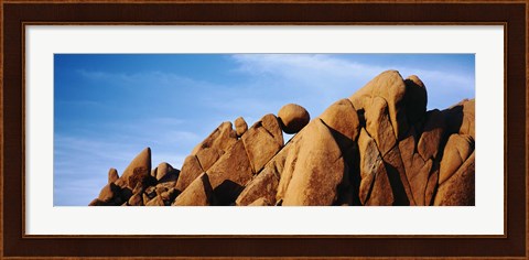 Framed Close-up of rocks, Mojave Desert, Joshua Tree National Monument, California, USA Print