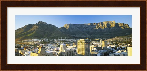 Framed High angle view of a city, Cape Town, South Africa Print