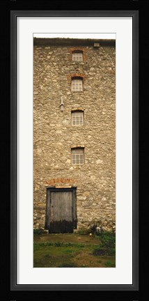 Framed Door of a mill, Kells Priory, County Kilkenny, Republic Of Ireland Print