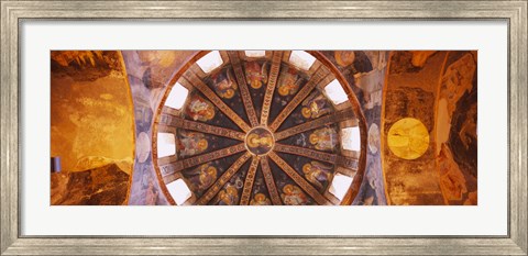 Framed Frescos in a church, Kariye Museum, Holy Savior in Chora Church, Istanbul, Turkey Print