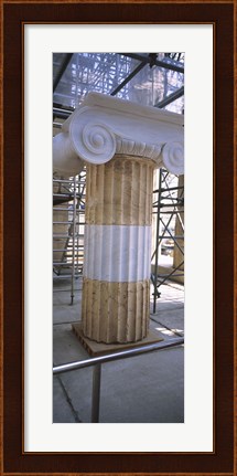 Framed Column in the Acropolis, Athens, Greece Print